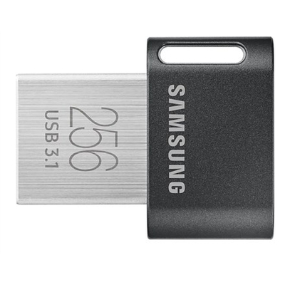 USB Samsung Fit Plus 256GB, USB 3.1 Gen1, e zezë