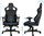 Гејминг столица noblechairs EPIC Black Edition, 4D потпирачи, до 120 kg, црна
