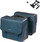 Çantë e pasme biçiklete Basil Mik 2.0, palë 35L, e papërshkueshme nga uji, blu e errët
