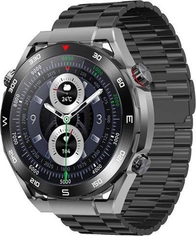 Паметен часовник Veltori VT100-1, екран 1.52\", Bluetooth 5.2, црн