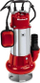 Pompë zhytëse Einhell GC-DP 1340 G, 1300W, e kuqe/e argjendtë