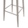 Stol Vanessa i lartë PP & dru metalik gri 47×48,5×107 cm (HM8459.20), gri