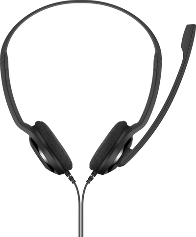 Kufje me mikrofon Sennheiser PC 5 CHAT, stereo, jack 3.5mm, e zezë