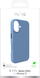 Maskë mbrojtëse Puro për iPhone 17, TPU, blu