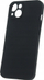 Set mbrojtës për telefon Xiaomi Redmi 13C, kapak silikoni, xham i kalit, i zi