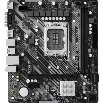 Pllakë amë Asrock H610M HDV M.2 R2.0, Intel H610, LGA1700, Micro ATX
