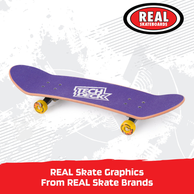 Skateboard dore Tech Deck, 27.5 cm, me grafika origjinale, shumengjyrësh