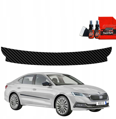 Folie mbrojtëse bagazhi GrizzGlass BodyShield Carbon për Skoda Octavia 4 Hatchback 2019-2024, vetë-rigjeneruese, efekt karboni, e zezë