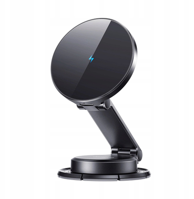 Karikues magnetik për veturë Joyroom JR-ZS408, wireless 15W, i zi