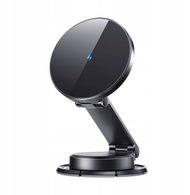 Karikues magnetik për veturë Joyroom JR-ZS408, wireless 15W, i zi