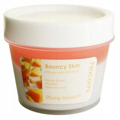 Maskë fytyre Nacomi Jelly-Milk Bouncy Skin, Mango, 80ml