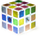 Lodër logjike Rubik's Cube 3x3 Pulsating Light, me drita pulsante, shumëngjyrëshe