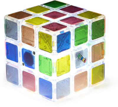 Lodër logjike Rubik's Cube 3x3 Pulsating Light, me drita pulsante, shumëngjyrëshe