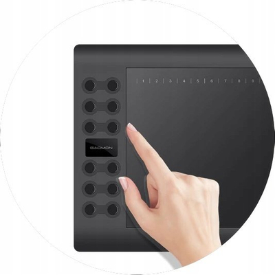 Tablet grafik Gaomon M106K Pro, 8192 nivele presioni, 10"x6.25", i zi