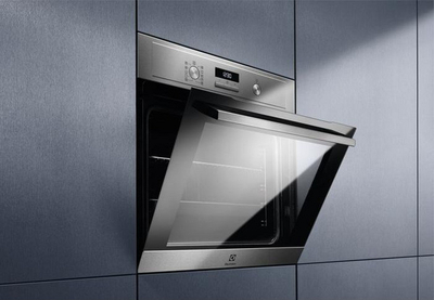 Furrë elektrike Electrolux, 3.49 kW, 72 L, e zezë/e hirtë
