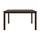 Tryezë ngrënieje Tobias HM0189, 120x75x74 cm, dru fagi, ngjyrë walnut