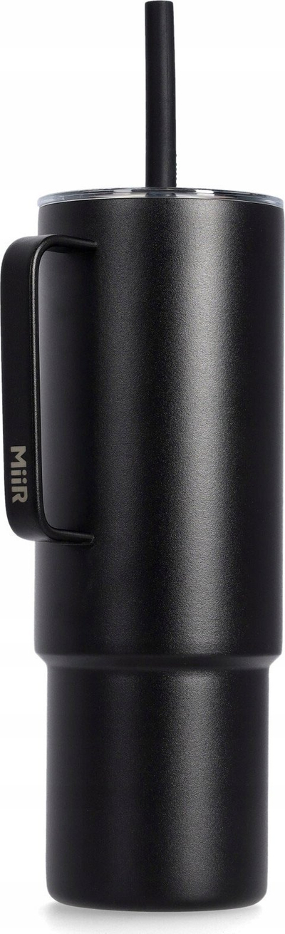 Gotë termike MiiR All Day Straw Cup, çelik inox, 946ml, e zezë