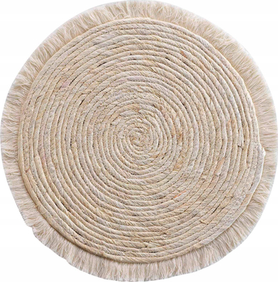 Nënpjatë dekorative Douceur d'intérieur, kashtë, Ø38cm, bezhë