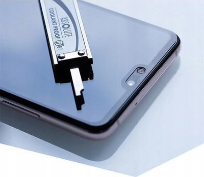 Xham mbrojtës 3MK FlexibleGlass Max për iPhone 16 Pro, hibrid 0.2mm, me kornizë të zezë