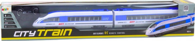 Tren me telekomandë LeanToys RC 13921883, 65 cm, me drita, i bardhë