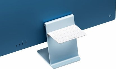 Raft aksesorësh Twelve South BackPack, për iMac dhe Apple Studio Display, alumini, argjendtë
