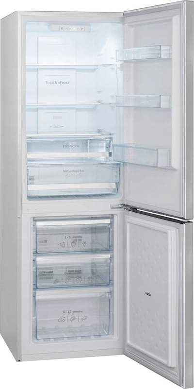 Frigorifer kombinë Amica FK2695.2FT(E), Total NoFrost, SlimSize, i bardhë