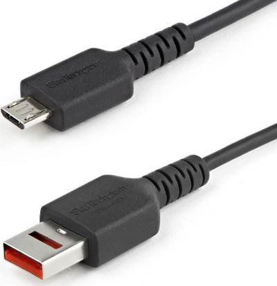 Kabllo karikimi StarTech.com USBSCHAU1M, USB A me Micro USB, 1m, e zezë