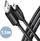 Kabllo AXAGON USB-A - micro USB2.0 HQ, 2.4A, 1.5m, e zezë