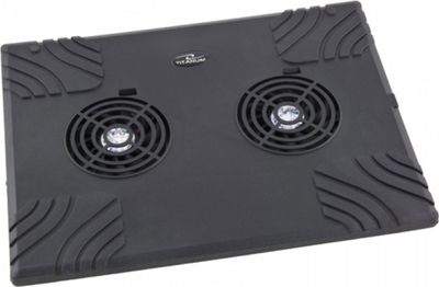 Ftohës për laptop Esperanza Zonda, 2 ventilatorë 80mm, USB, i zi