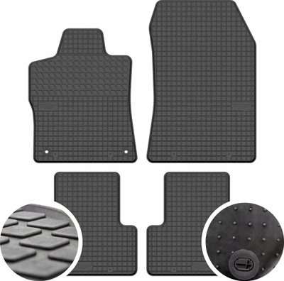 Tapeta gome për Opel Astra L, set 4 copë, dedikuara, të zeza