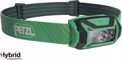 Dritë koke Petzl Tikka Core, 450 lm, rikarikueshme, jeshile