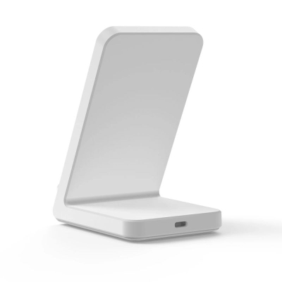 Karikues wireless Tech-Protect Q15W-A40, me stand, 15W, i bardhë