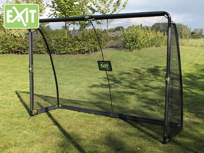 Portë futbolli EXIT Finta Steel, 10x6.6 ft, metalike, e zezë