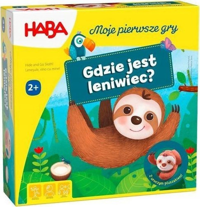 Lojë tavoline Haba My First Games Where Is the Sloth, me bashkëpunim, 2+