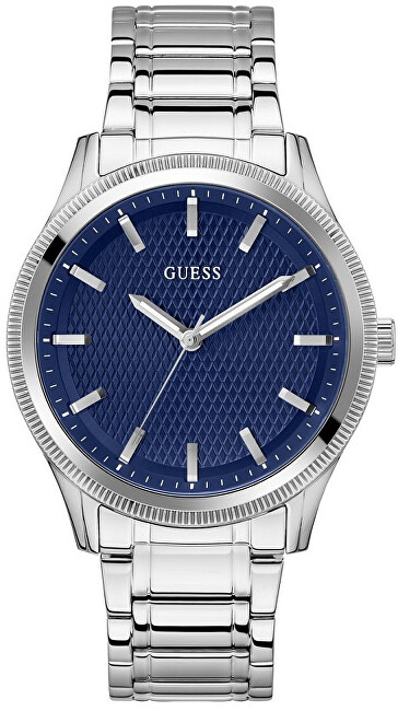 Orë dore për meshkuj Guess Dex GW0626G1, e argjendtë
