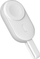 Powerbank Forcell F-energy Mini Power Watch, 1200mAh, 2.5W, i bardhë