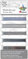 Rripa dekorativë Ribbons 10mm, set 5x2m, ngjyrë argjendi