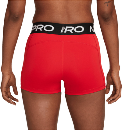 Женски спортски кратки панталони Nike Pro, црвено-црни