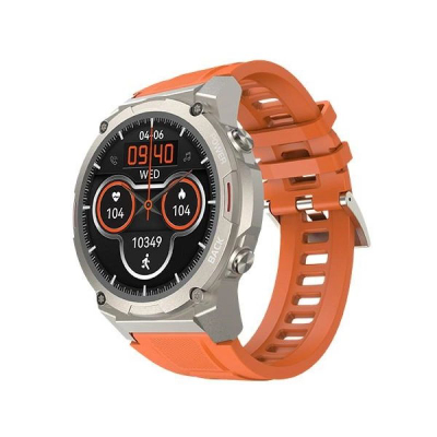 Smartwatch Hifuture Futurego Mix2, 1.43" AMOLED, me thirrje Bluetooth, portokalli