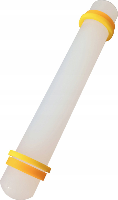Okllai i drejtë për masë sheqeri Tescoma, 29.5 cm, plastik, i bardhë