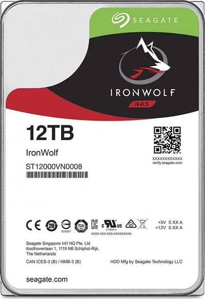 Disk Ironwolf 12 TB 3.5" SATA III (ST12000VN0008)