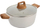 Tenxhere mermer Bergner Naturally BG-30643, 28cm, 6.6L, me kapak, bezhë