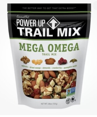 Përzierje arrash Power Up Mega Omega, pa gluten, 737g