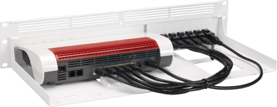 Komplet montimi Rackmount.IT RM-FB-T7 për FRITZ!Box 5590 7590 AX, për raft 19", i bardhë