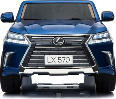 Makinë elektrike për fëmijë Lexus LX570, 2x12V, telekomandë R/C, blu