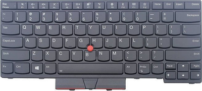Tastierë laptopi Lenovo 01AX504, me TrackPoint, e zezë