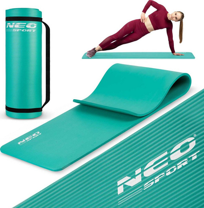 Tapet për stërvitje Neo-Sport NS-923, 183x60x1.5 cm, jeshil