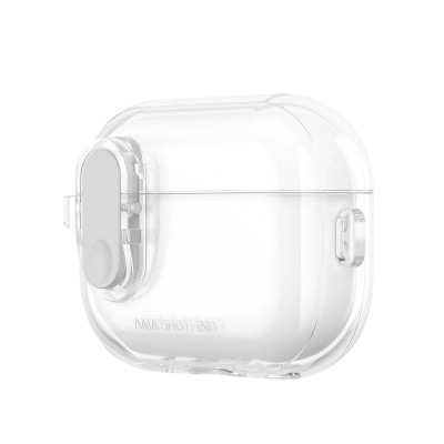 Навлака за слушалки Amazingthing Minimal за AirPods Pro 2, силикон, проѕирна