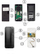 Set interfon CYFRAL COSMO R1, 1 linjë, lexues RFID, i zi