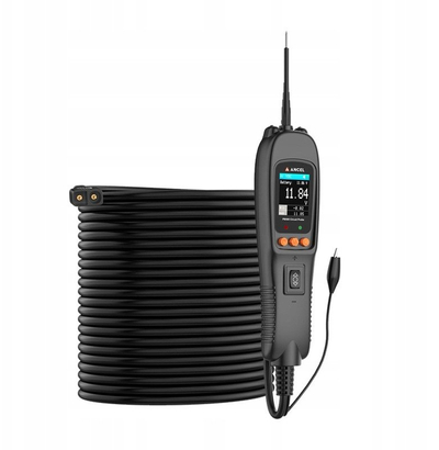 Tester qarku Ancel PB500, 12–24V, ekran TFT me ngjyra, i zi
